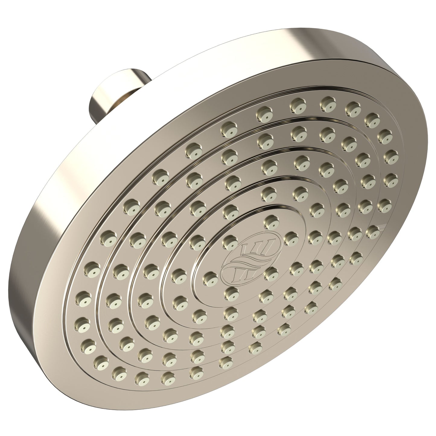 Water Saving Shower Head - Brushed Nickel - High Pressure and Low Flow