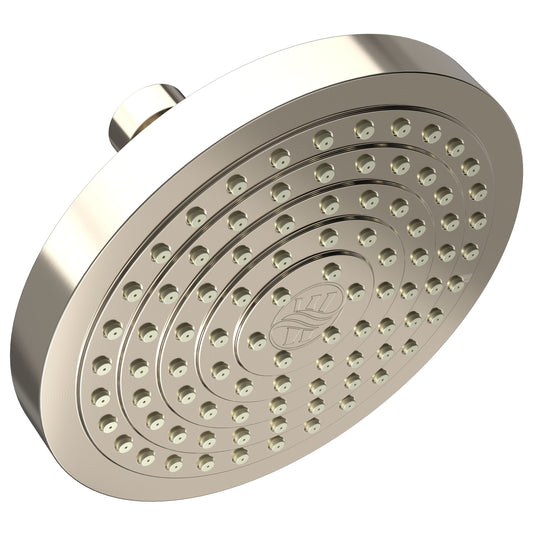 Water Saving Shower Head - Brushed Nickel - High Pressure and Low Flow