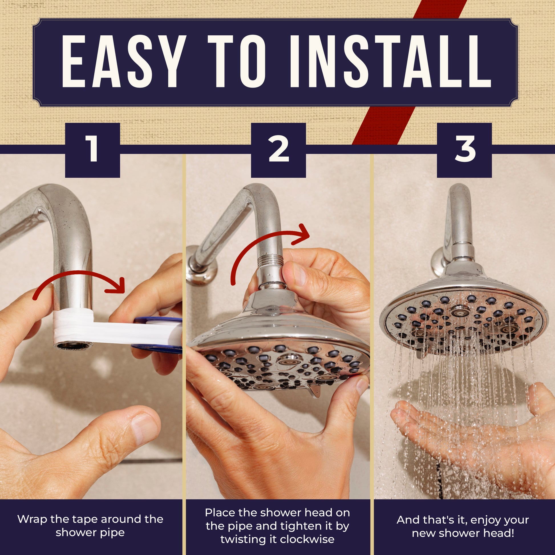 Scotch Mist Shower Head, multi setting, Low Flow Rate Shower, energy efficient rain, manscaping, shaving, mist