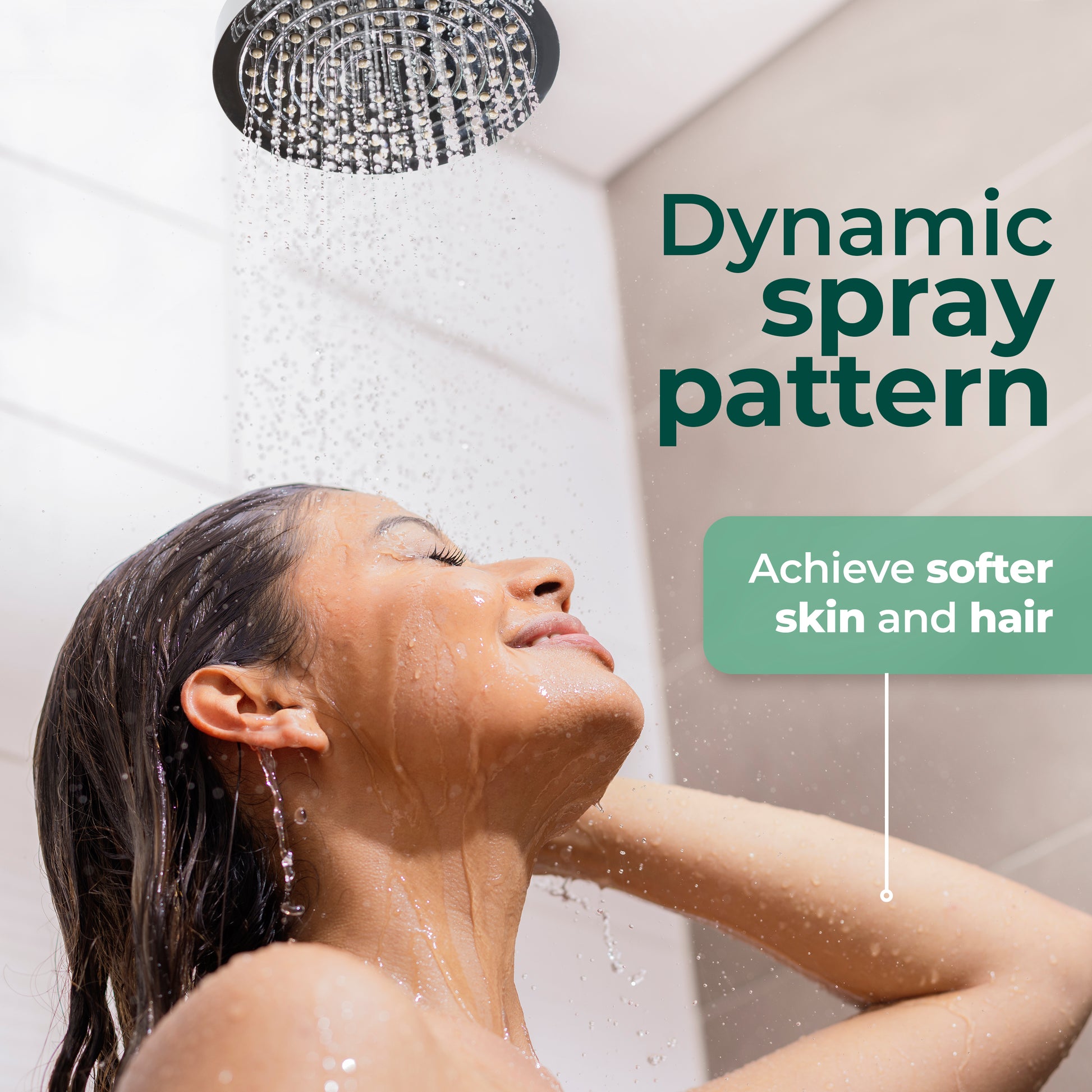 shower head, High Pressure, Water Saving, fixed, round, rainfall, bathroom, Winthorpe Conservation